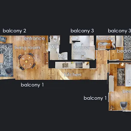 Appartement Terrific Penthouse In The Center - Hoesch 6 *